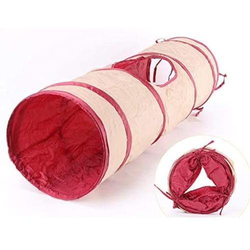 Kyelsee Cat Tunnel Pet Tube Collapsible Play Toy Indoor Outdoor for Small Pets Bunny Rabbits, Kittens, Ferrets,Puppy and Dogs