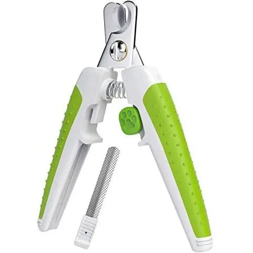 DIYUE Dog Cat Pets Nail Clippers and Trimmers with Safety Guard to Avoid Over Cutting, Free Nail File and Lock Switch, Professional Dog Nail Clipper Grooming Tools for Large Small Animal DIYUE Dog Cat Pets Nail Clippers and Trimmers with Safety Guard to Avoid Over Cutting, Free Nail File and Lock Switch, Professional Dog Nail Clipper Grooming Tools for Large Small Animal