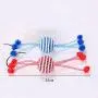 Dongdexiu Pet Supplies 3 PCS Cat Grinding Toy Ball Rotating Cat Interactive Toy(Blue) Pet Toys