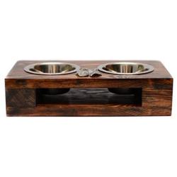 Schnauzer, a Dogs Bowl with a Relief from ArtDog