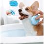 DABOQ Pet Bath Brush Dog Combing Brush cat Massage Brush, Suitable for pet Bath/Massage/Beauty Brush