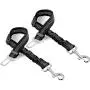 Fashion&cool Dog Seat Belt, Adjustable Elastic Durable Nylon Pet Dog Car Safety Belt Cat Seat Belt Pet Puppy Safety Leash Leads Car Vehicle Seat Belt for Dogs,Cats and Pets