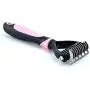 snailmon Double Sided Pet Dematting Rake Comb,6+11 Teeth,Professional Undercoat Rake Brush for Dogs & Cats, Blue/Pink (Pink) snailmon Double Sided Pet Dematting Rake Comb,6+11 Teeth,Professional Undercoat Rake Brush for Dogs & Cats, Blue/Pink (Pink)