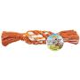 Ruffin It Fetch N Floss Squeak Rope Toy, Large, Orange/Purple/Red