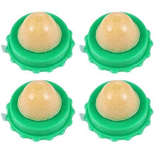 ISMARTEN 4PCS Cat Snacks Candy - Natural Licking Edible Catnip Balls Cat Wall Stick on Cat Licker Toy Treats - Vitamin Catnip Pudding Healthy Pet Lollipop Help Digestion