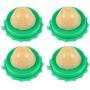 ISMARTEN 4PCS Cat Snacks Candy - Natural Licking Edible Catnip Balls Cat Wall Stick on Cat Licker Toy Treats - Vitamin Catnip Pudding Healthy Pet Lollipop Help Digestion