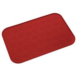 SmithBuilt 24'' x 16'' Large Dog Food Mat - Waterproof Non-Slip Silicone Cat Pet Bowl Feeding Placemat