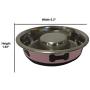 Boomer N Chaser BNC-10011 Slow Feeder Spill Proof Pet Bowl Fusion Hot Pink