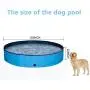 XKISS Foldable Dog Bath Pool (63 inch Collapsible Dog Pool for Dogs Cats and Kids XKISS Foldable Dog Bath Pool (63 inch Collapsible Dog Pool for Dogs Cats and Kids