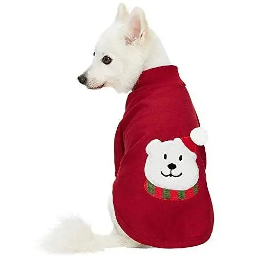 Blueberry Pet 3 Patterns Soft & Comfy Merry Christmas Pullover Dog Sweatshirts Blueberry Pet 3 Patterns Soft & Comfy Merry Christmas Pullover Dog Sweatshirts