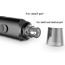 Pet Nail Grinder for Dogs, Cats, Rabbits and Birds - Electric Dog Nail Clippers for Large Small Medium Dogs Trimmer Clipper - Low Decibel Gentle and Painless Paws Grooming Tools