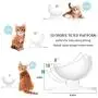 Songchet Dog and Cat Bowl 0°15°20°Adjustable Tilted Anti-Slip Mute Cat Food Bowl/Cat Water Bowl/Cat Feeding Bowl Multi-use Cat Dish Reduce Pets Neck Pain for Cats and Small Dogs Songchet Dog and Cat Bowl 0°15°20°Adjustable Tilted Anti-Slip Mute Cat Food Bowl/Cat Water Bowl/Cat Feeding Bowl Multi-use Cat Dish Reduce Pets Neck Pain for Cats and Small Dogs