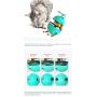 DreamPet 3 in 1 Interactive Whirlwind Cat Toy Snack Ball Toy Chasing Toy for Indoor and Outdoor Tumbler-Shaped Pet Snack Ball with Cat Stick Blue