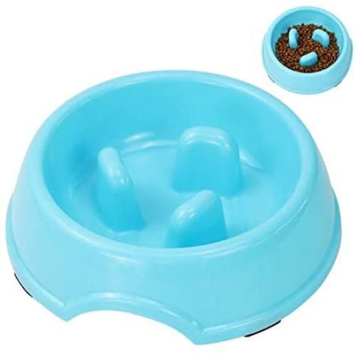 Lorpect Dog Bowl Slow Feeder, Interactive Bloat Stop Pet Bowl for Fast Eaters, Non-Slip Anti Choke Healthy Diet Bowls