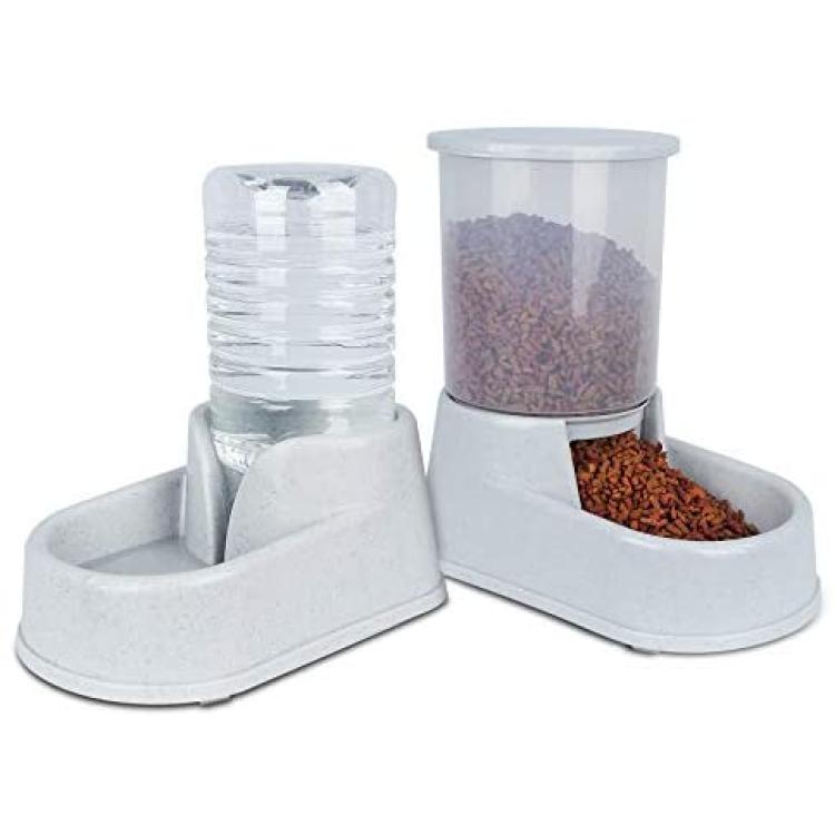 Pets Automatic Feeder set Pets gravity food feeder and water