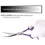TooSharp Dog Grooming Curved Scissor - 7 Inch Professional Sharp Trimming Shears Designed for Right/Left handers for Long Short Hair of Cat Pet