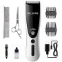 DALAPAW Dog Cat Shaver Clippers - Safe, Quiet, 2-Speed Powerful Heavy Duty, Rechargeable, Cordless Electric Grooming Kit Grooming Tools for Small & Large Dogs Cats Pets with Thick & Heavy Coats