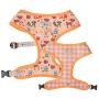 Bulltastic Fall Habitat Reversible Dog Harness – Reversible, Comfortable, Adjustable, Easy to Clean – Fits Bulldogs, Pugs, and Other Dog Breeds