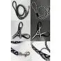 BabyHomder Night Reflective Leash and Harness 4 PCs Nylon Braided Heavy Duty 5ft Leash Adjustable Harness for Small Medium Dogs (Black and Green togather) BabyHomder Night Reflective Leash and Harness 4 PCs Nylon Braided Heavy Duty 5ft Leash Adjustable Harness for Small Medium Dogs (Black and Green togather)