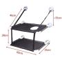 Kitty Sunny Seat,Cat Window Perch Cat Window Bed Hammock Up to 44lb Can Be Installed on Small Window Soft Mats, for Large Cat and Kitten (Double Layers, Black)