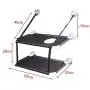 Kitty Sunny Seat,Cat Window Perch Cat Window Bed Hammock Up to 44lb Can Be Installed on Small Window Soft Mats, for Large Cat and Kitten (Double Layers, Black)