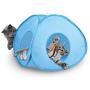 Our Pets Pounce House Interactive Feather Tent Spinning Cat Toy