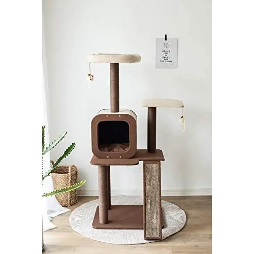 PetPals Four-Level Voyage, Cat Activity Tree with Replaceable Scratching pad. PetPals Four-Level Voyage, Cat Activity Tree with Replaceable Scratching pad.