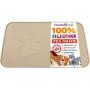 iPrimio Extra Large Pet Feeding Bowl Mat with Logo - FDA Silicone - Hygienic and Safe for Allergic Dogs and Cats - Prevent Pet Water Food Spills - Spill Edge Protect Floor - Non Slip