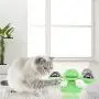 Vigorstar Windmill Cat Toys, Spinning Interactive Pet Toy, Turntable LED Light Ball Catnip Toy, Rotate Cat Toothbrush, Teeth Cleaning Massage Chew Silicone Smart Fun Kitten Kitty Gift Suction Cup Base