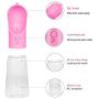 Dog Water Bottle Portable Pet Water Bottle Leak Proof Dog Water Dispenser, Lightweight Dog Travel Water Bottle Bowl for Walking 13.5OZ