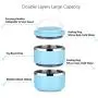 YOUTHINK Travel Dog Bowl Stainless Steel Fit Water and Feed Bowl Portable Spill Proof Pet Bows Multiple Layers Pet Water Food Storage Container with Handle for Dog Cats Outdoor Traveling …