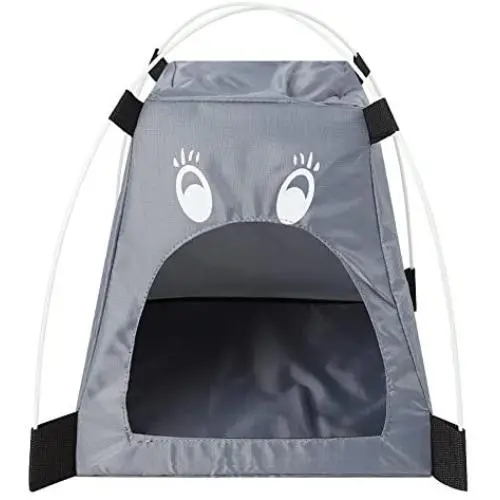 Luck Dawn Cat Tent Bed, Portable Oxford Cloth Pet Travel Bed with Removable Cushion for Indoor/Outdoor Use Luck Dawn Cat Tent Bed, Portable Oxford Cloth Pet Travel Bed with Removable Cushion for Indoor/Outdoor Use