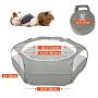 VavoPaw Small Animals Playpen, Waterproof Breathable Indoor Pet Cage Tent with Zipper Cover, Portable Outdoor Exercise Yard Fence for Kitten Hamster Bunny Squirrel Guinea Pig Hedgehog