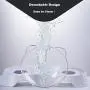 Love Dream Raised Cat Food Water Bowls with Stand, 15° Tilted Pet Bowl Stress-Free Suit for Cats Small Dogs, Non-Slip Elevated Pet Food Water Feeder Bowls Love Dream Raised Cat Food Water Bowls with Stand, 15° Tilted Pet Bowl Stress-Free Suit for Cats Small Dogs, Non-Slip Elevated Pet Food Water Feeder Bowls