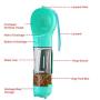 Portable Dog Water Bottle,4-in-1 Dog Water Dispenser with Food Container,Water Bottle, Poop Shovel,Garbage Bag, for Travel Walking Hiking Backpack, Pet Water Bottle for Small Large Dog Cat Puppy