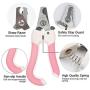 Hellomamma Dog Nail Clippers Cat Claw Trimmer Pet Toenail Cutter Blade Razor Grooming Tool with Nail File for Rabbit Bird Pigs Ferret
