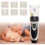 HFAN Dog Clippers, Professional Cordless Low Noise Rechargeable Grooming Trimmer Hair Electric Shaver Kit Pet Clippers with 4 Comb Guides Scissors for Dogs, Cats and Other Animals