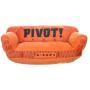 Friends TV Show Friends Dog Toy | Orange Sofa Pivot Couch from Friends TV Show Stuffed Animal Dog Toy | Friends TV Show Merchandise Plush Dog Toy