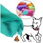 INNOLIFE Set of 6 Bone Shaped Dispensers + 90pcs Pet Waste Bags, Dog Waste Bags, Bulk Poop Bags on a roll, Clean up Poop Bag