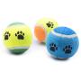 Petaste CWWJ014 Dog Balls Toy, Dog Tennis Ball Rubber Balls for Puppy Training Play, Pack of 3
