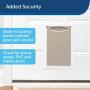 PetSafe Extreme Weather Dog and Cat Door - Aluminum Frame Pet Door - Medium