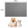 Y YHY Dog Cat Pet Food Mat, 24 Inches Dog Cat Pet Bowl Feeding Mat, Waterproof Silicone Pet Mat Large, Pet Placemat for Food and Water, Non-Toxic, Non-Slip, Anti-Messy, Dishwasher Safe