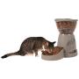 Petmate Portion Right Programmable Dog and Cat Feeder 2 Sizes Brushed Nickel