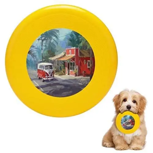 Pet Frisbee Flying Disc Dog Toy - Multifunction Haleiwa Richard Robinson Pet Frisbee Flying Disc Dog Toy - Multifunction Haleiwa Richard Robinson