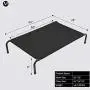Veehoo Cooling Elevated Dog Bed with Curved Poles, Raised Pet Cot for Large Medium Small Dogs, Durable & Breathable Textilene Mesh Mat, Nonskid Feet, Indoor or Outdoor Use Veehoo Cooling Elevated Dog Bed with Curved Poles, Raised Pet Cot for Large Medium Small Dogs, Durable & Breathable Textilene Mesh Mat, Nonskid Feet, Indoor or Outdoor Use