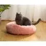 Donut Dog Bed Pet Bed Faux Fur Cuddler Round Comfortable Washable Dog and Cat Plush Nest Cushion Bed Improve Pet Sleeping