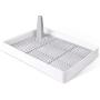 Dog Training Tray,Puppy Potty Tray Holder,Puppy Dog Pad Holder,Indoor Training Toilet for Puppies Square Pet Training Toilet Pad Holder Portable