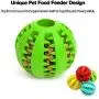 Dog Ball Toys for Pet Tooth Cleaning/Chewing/Playing, Iq Treat Ball Food Dispensing Toys of 2 Pcs Non-Toxic Soft Rubber Ball (Light Blue&Green) Dog Ball Toys for Pet Tooth Cleaning/Chewing/Playing, Iq Treat Ball Food Dispensing Toys of 2 Pcs Non-Toxic Soft Rubber Ball (Light Blue&Green)