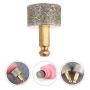 VILLCASE 10pcs/Pack Nail Grinder Replacement-Dog Nail Grinder Replacement Tips-Professional Spare Grinding Head for Dog Electric Claw Nail Grooming Tool (Golden)