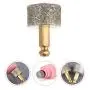 VILLCASE 10pcs/Pack Nail Grinder Replacement-Dog Nail Grinder Replacement Tips-Professional Spare Grinding Head for Dog Electric Claw Nail Grooming Tool (Golden)